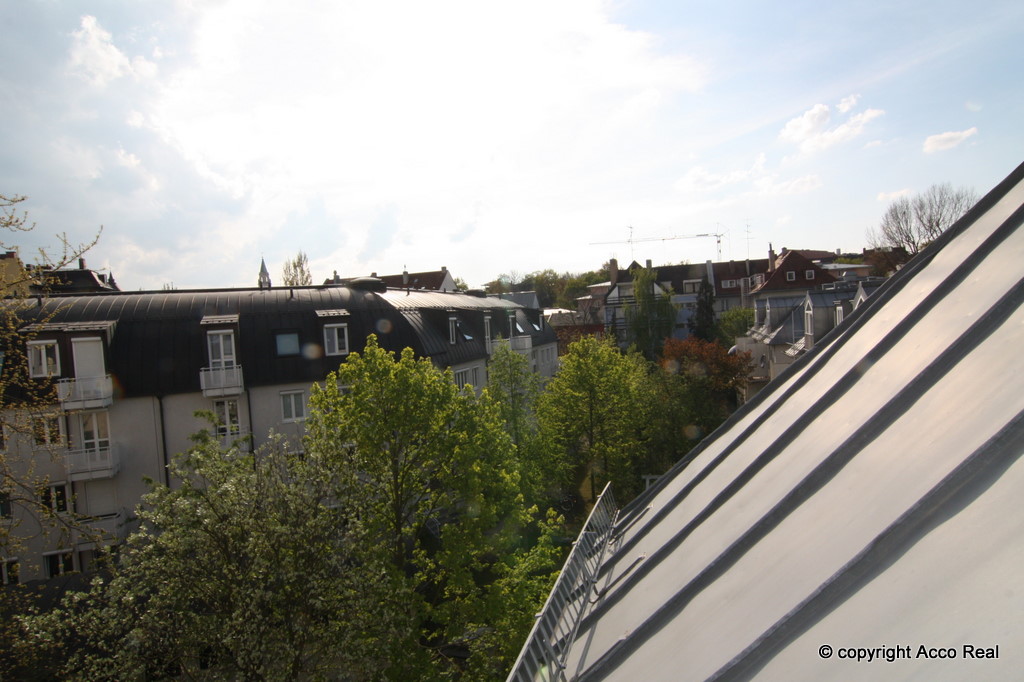 Blick vom Balkon